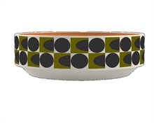 OK - SPOT SQUARE OVAL FRUIT BOWL ORANGE