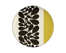 OK - SYCAMORE STRIPE ROUND PLATTER YELLOW