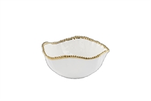 PB - Large Salad Bowl - 26,7x26,7x12,7cm - GOLDEN SALERNO