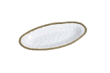 PB - Oval Serving Piece - 44,5x20,3x4,4cm - GOLDEN SALERNO