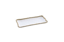 PB - Small Rectangular Tray - 25,4x12,7x2,5cm - GOLDEN SALERNO