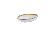 PB - Long Condiment Bowl - 14x7,6x3,8cm - GOLDEN SALERNO