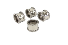 PB - Napkin Rings  Set of 4 - 5,1x3,8x3,8cm - VERONA