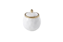 PB - Covered Sugar Bowl - 8,9x8,9x10,8cm - GOLDEN SALERNO