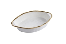 PB - Oval Baking Dish - 30,5x22,9x7,6cm - GOLDEN SALERNO