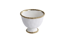 PB - Small Footed Bowl - 12,7x12,7x10,2cm - GOLDEN SALERNO