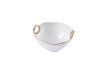 PB - Medium Bowl - 17,1x15,2x9,5cm - GOLDEN HANDLES