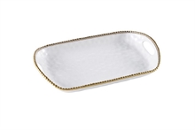 PB - Rectangular Tray with Handles - 47x27,9x6,4cm - GOLDEN SALERNO