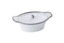 PB - Oval Covered Casserole Dish - 24,8x15,2x10,2cm - SALERNO