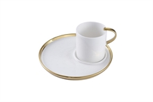 PB - Cappuccino Cup and Plate - 19,7x19,7x10,2cm - FOR COFFEE LOVERS