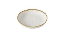 PB - Medium Shallow Bowl - 25,4x25,4x5,1cm - GOLDEN SALERNO