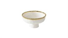 PB - Small Footed Bowl - 15,2x15,2x8,3cm - GOLDEN SALERNO