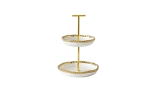 PB - Mini 2 Tier Stand - 15,2x15,2x22,9cm - GOLDEN SALERNO