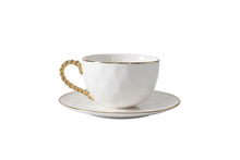 PB - Teacup & Saucer - GOLDEN SALERNO