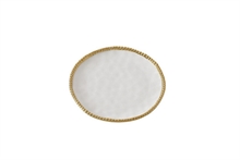 PB - Round Salad Plate - 21,6x21,6x2,5cm - GOLDEN SALERNO