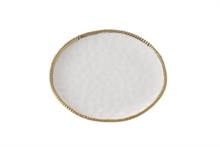 PB - Round Dinner Plate - 27,9x27,9x2,5cm - GOLDEN SALERNO