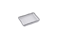 PB - Soap Dish - 14x10,2x2,5cm - VANITY ACCESSORIES WITH SILVER BEADS