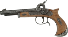 SCH - Pistolet de pirate Derringer - 1 coup - 21,5cm - Métal - %