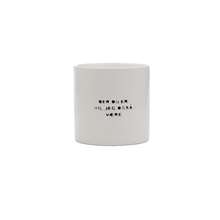 SGN - Tea Light Holder Der du er - White - L - Ø10x10cm