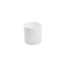 SGN - white t-light holder stars large