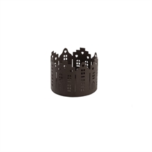 SGN - candle holder metal Christmas city large
