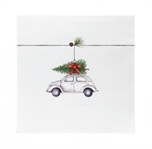 SGN - paper napkin lunch driving home - 16,5x16,5cm