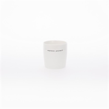 SGN - mug white mini  espresso yourself - 7x7cm - 100ml