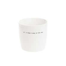 SGN - mug white  it’s that time of the day - 9x9cm - 300 ml