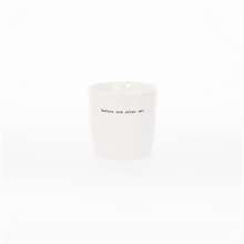 SGN - mug white  before and after ski - 9x9cm - 300 ml