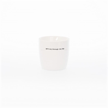 SGN - mug white  getting through - 9x9cm - 300 ml
