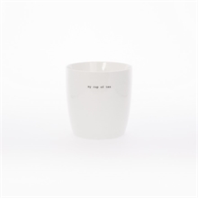SGN - mug white big  my cup of tea - 10,5x10,5cm - 450ml