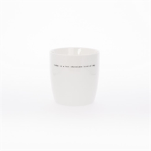 SGN - mug white today is a hot chocolate kind of day - 10,5x10,5cm - 450ml