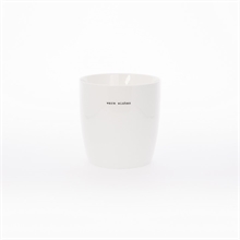 SGN - mug white big  warm wishes - 10,5x10,5cm - 450ml