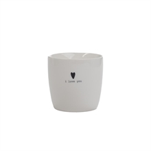 SGN - mug white i love you - 9x9cm - 300 ml