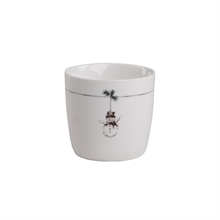 SGN - mug white christmas snowman - 9x9cm - 300 ml
