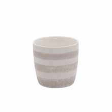 S&ouml;gne Mug White Stripes Beige