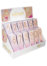 WDC - Fairydust assortment - Rose Gold - 144 Wondercandle® classic