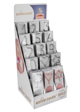 WDC - Hiphip hooray classic Assortment - Silver - 90 Wondercandle® classic