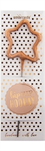 WDC - Star Mini - Rose Gold - Hiphip Hooray - Wondercandle® Mini