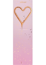 WDC - Heart - Rose Gold - Fairydust - Wondercandle® classic