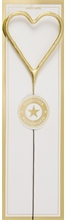 WDC - Heart - Gold / White - Gold piece - Wondercandle® classic