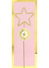 WDC - Star GIANT - Gold / Pink - Gold piece Wondercandle®