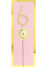 WDC - 6 GIANT - Gold / Pink - Gold piece Wondercandle®