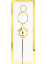 WDC - 8 GIANT - Gold / White - Gold piece Wondercandle®