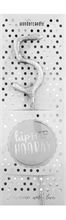 WDC - 5 MINI - Silver - Hiphip hooray - Wondercandle® mini