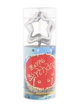 WDC - Set of 4 - Star - Silver - Wondercandle® mini