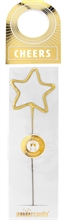 WDC - Star Cheers - Gold - Wondercandle® Bottle tag