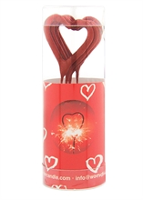 WDC - Set of 4 - Heart - Red - Wondercandle® mini