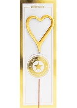 WDC - Heart MINI - Gold / White - Gold piece - Wondercandle® mini