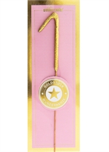 WDC - 1 MINI - Gold / Pink - Gold piece - Wondercandle® mini